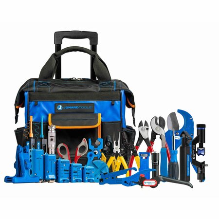 JONARD TOOLS Ultimate Fiber Kit in Rolling Tool Bag TK-199R